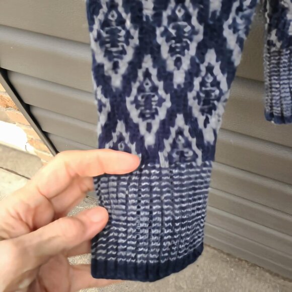 WOODS AND GRAY MENS SWEATER BLUE & GRAY SIZE LARGE - Picture 4 of 4